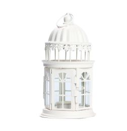 Retro Iron Windproof Candle Holder Romantic Valentine Decoration
