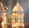 Retro Iron Windproof Candle Holder Romantic Valentine Decoration