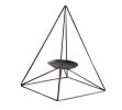 Triangle Geometric Candlestick Retro Iron Home Decoration