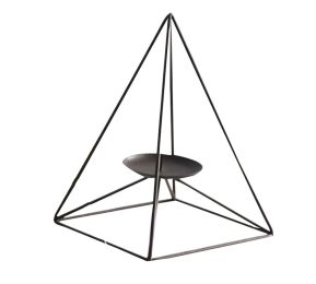 Triangle Geometric Candlestick Retro Iron Home Decoration