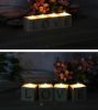 4 Pieces Romantic Creativity Candlestick Retro Pine Home Decoration