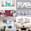 Wood Framed Wall Art Home Decoration Painting on Canvas