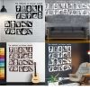 Easter Island Head Room Decoration Art Wall Stickers Vinyl Decals,78x107cm