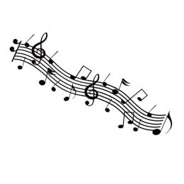 Musical Note Concert Bedroom Decoration Art Wall Stickers Vinyl Decals