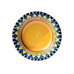 Creative Hand-painted Plate Ceramics Dish Decoration Hanging Plate Dessert Dish_A7