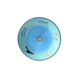 Creative Hand-painted Plate Ceramics Dish Decoration Hanging Plate Dessert Dish_A10