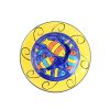 Creative Hand-painted Plate Ceramics Dish Decoration Hanging Plate Dessert Dish_A17