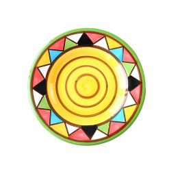 Creative Hand-painted Plate Ceramics Dish Decoration Hanging Plate Dessert Dish_A19