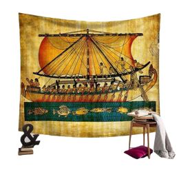 Egyptian Hangcloth Background Wall Tapestries Wall Hanging Bedding Tapestry-A04
