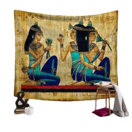 Egyptian Hangcloth Background Wall Tapestries Wall Hanging Bedding Tapestry-A05