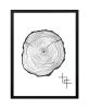 European Poster Modern Restaurant Solid Wood Decorative Wall Painting Tree Stump