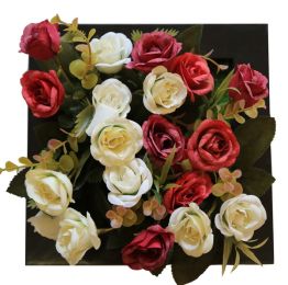 Artificial Flowers Decorative Bouquets Imitation Flowers Three Color Rose