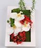 Artificial Flowers Decorative Bouquets Imitation Flowers White Red Combination