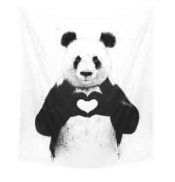 Nordic Hanging Wall Decor Tapestry Cloth Photography Background Cloth Cute Panda