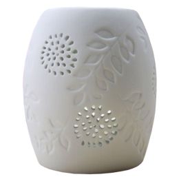 Classic Gifts&Decor Aromatherapy Essential AromaBurner Oil Diffuse Column White