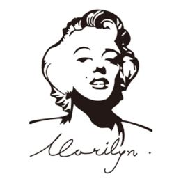 Decorative Window Stickers Wall Glass Door Decal Vogue Art Stickers Bar Girl (G)