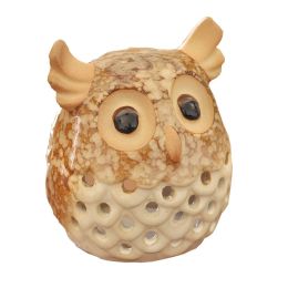 Pretty Owl Romantic Candelabra Votive Small Tealight Candle Holder
