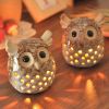 Pretty Owl Romantic Candelabra Votive Small Tealight Candle Holder