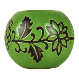Ceramic Candlestick Hand-painted Classical Decorative Pattern Of Candleholder  G