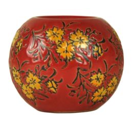 Ceramic Candlestick Hand-painted Classical Decorative Pattern Of Candleholder  L