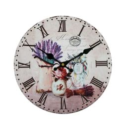 Mute Wall Clock Art Deco Clock Quartz Clock 14"
