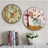 Mute Wall Clock Art Deco Clock Quartz Clock 14"