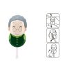 Cute Cartoon Family Members Wall Mounted Toothbrush Holder (Together Forever)