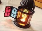 [Church] Iron Tealight Candle Holder Wall Hanging Decor Ornament