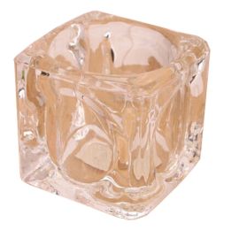 [Charm] Clear Glass Bowl Candle Holder Tealight Holder Decorative Ornament