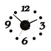 14-inch Fashion Creative Simple Art DIY Digital Wall Clock,BLACK