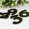 14-inch Fashion Creative Simple Art DIY Digital Wall Clock,BLACK