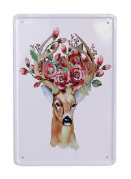 Creative Modern Concise Home Wall Decoration Wall Hanging Iron Painted Small Mural 30x20 cm #9