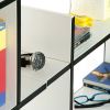 Trista - [New Breed-B] Leather Cross Type Shelve / Book Shelve / Floating Shelve (4 pcs)