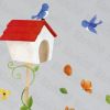 Spring Waltz - Hemu Wall Decals Stickers Appliques Home Decor 12.6 BY 23.6 Inches