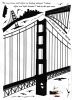 Chain Bridge - Hemu Wall Decals Stickers Appliques Home Decor 19.7 BY 27.5 Inches