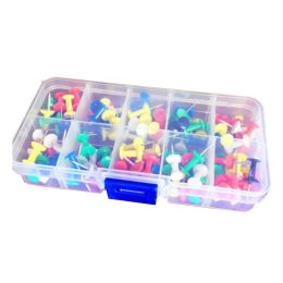 100 Useful Colorful Art Pushpin Creative Styling Decoration Word Nails Cork Nail