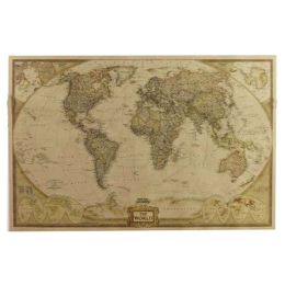 Retro Wall Map/Office Decoration Map/World Map/Coffee Mural/Poster