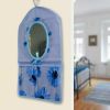 [Flowers Mirror] Blue/Wall Hanging/ Wall Organizers / Wall Baskets / Baskets (11*18)