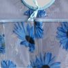 [Flowers Mirror] Blue/Wall Hanging/ Wall Organizers / Wall Baskets / Baskets (11*18)