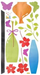 Bottles Of Flower - Wall Decals Stickers Appliques Home Dcor