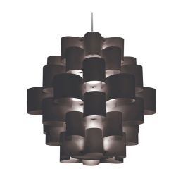 9 Light Zulu Pendant Black
