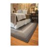 Ultra Durable Braided Rugs Rectangle Slate 5'x8'