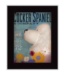 Midwest Arts & Frame Decorative Cocker Spaniel & Co. Framed Wall Art by Stephen Fowler