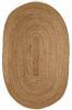 6' x 9' Oval Kerala Natural Jute Rug
