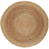 8' x 8' Round Kerala Natural Jute Rug