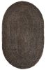6' x 9' Oval Kerala Gray Jute Rug