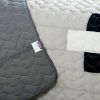 [Neat Style Life] 3PC Vermicelli-Quilted Patchwork Quilt Set (Full/Queen Size)