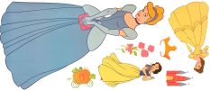 10 Disney Princess Cinderella and Friends Wall Sticker Sets