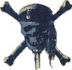 Pirates Carribean Worlds End Skull Large Wall Accent