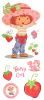 10 Strawberry Shortcake Berry Cool Wall Sticker Sets